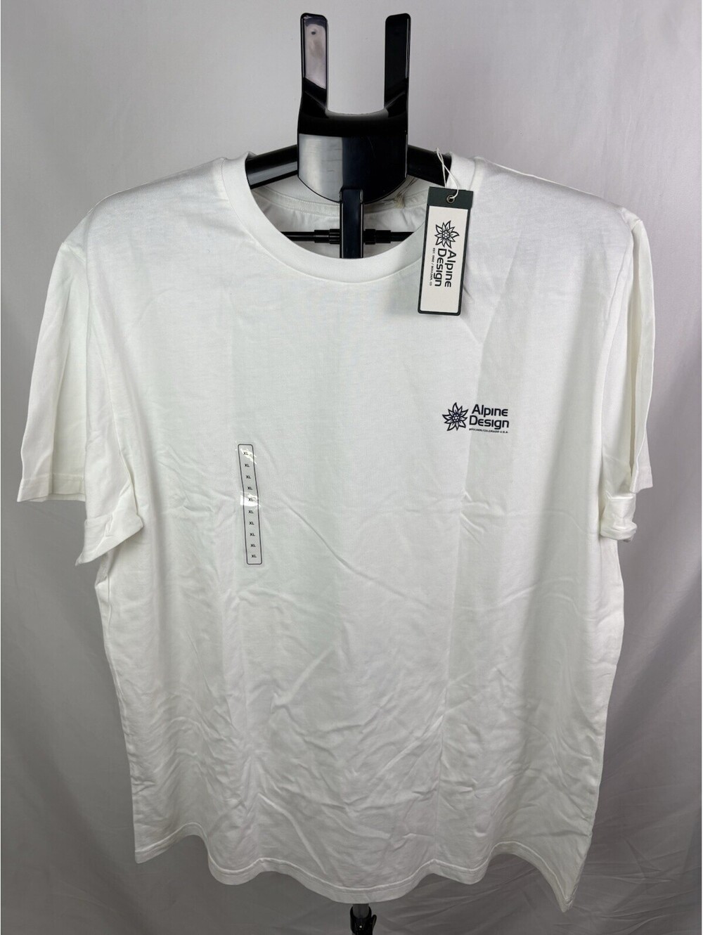 Alpine Design Men's AD Hike SS Graphic Tree Short Sleeve White Marble (Item 404)
